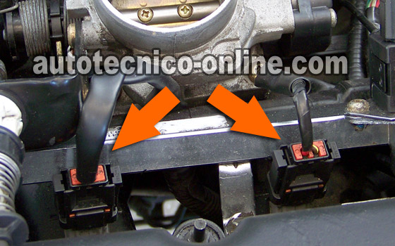 Midiendo La Resistencia Interna Del Inyector De Combustible (Ford 1.9L, 2.0L)