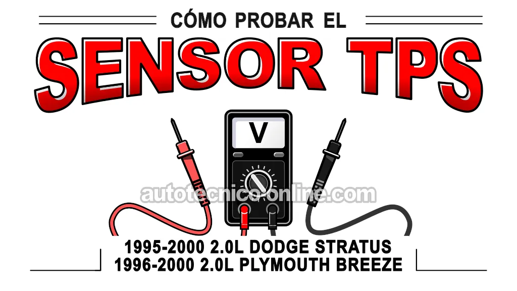 Cómo Probar El Sensor TPS (1995, 1996, 1997, 1998, 1999, 2000 2.0L Dodge Stratus y Plymouth Breeze