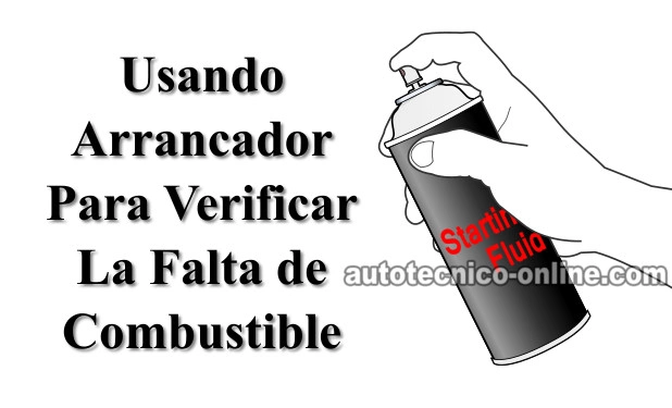Usando Arrancador Para Confirmar La Falta De Combustible. Cómo Probar La Bomba De Combustible (1995, 1996, 1997, 1998, 1999 3.1L V6 Chevrolet Lumina And Monte Carlo).
