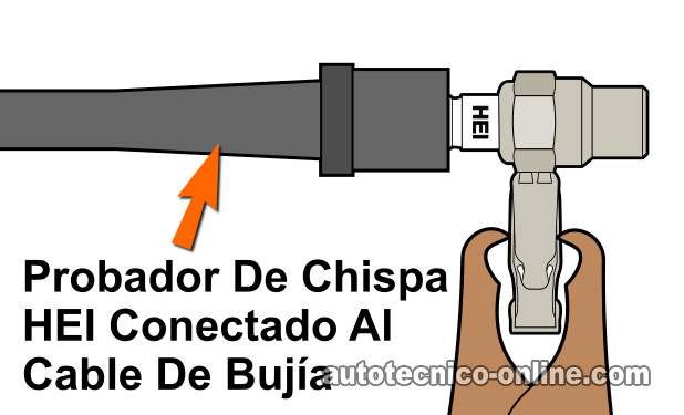 Verificando El Disparo De Chispa En Los 4 Cables De Bujía. Cómo Probar La Bobina De Encendido (1992, 1993, 1994, Y 1995 Toyota Camry)