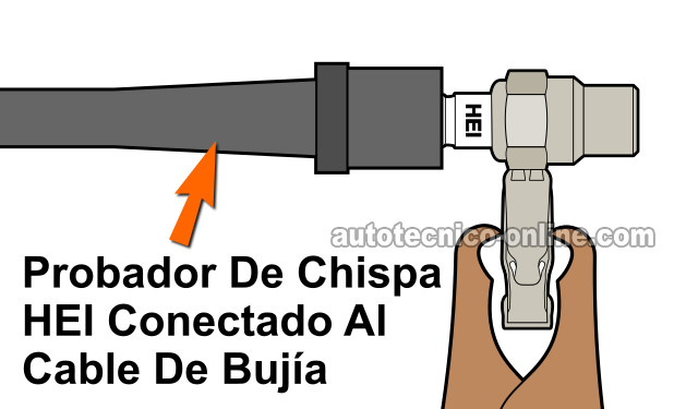 Verificando El Disparo De Chispa En El Cable De Bujía (1997, 1998, 1999, 2000, 2001 2.0L Honda CR-V)