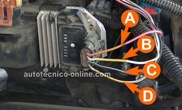 Parte 2 -Cómo Probar el Módulo de Encendido GM 4.3L, 5.0L ... pcm wiring diagram for 2000 cavalier 