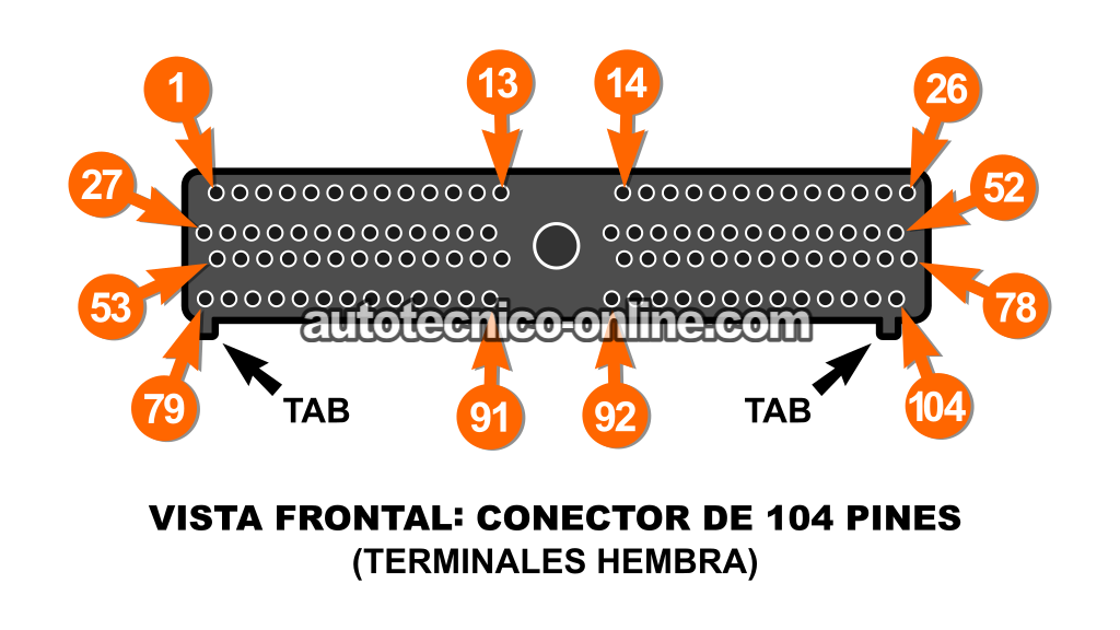 Checking The CKP Sensor's Resistance. Pruebas: Sensor De Posición Del Cigüeñal (1996, 1997, 1998, 1999 3.0L V6 Ford Taurus, Mercury Sable)