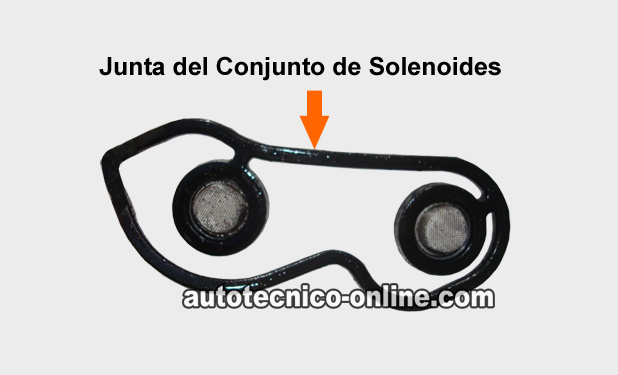 Junta Del Conjunto De Solenoides. Cómo Probar El Conjunto De Solenoide De Cambio A y Solenoide Del Embrague Del Convertidor De Torque (TCC) -Honda 2.2L, 2.3L