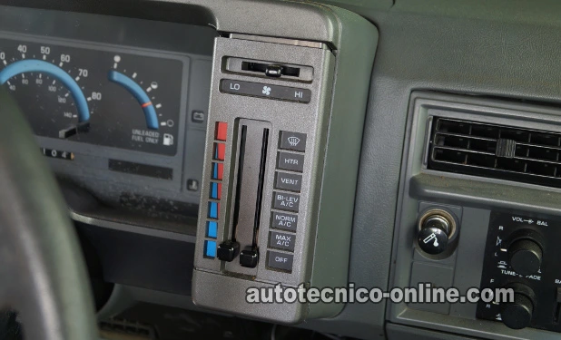 Cómo Probar El Interruptor De Velocidades Del Soplador (1987-1993 2.5L Chevy S10 Pickup, GMC S15 Pickup, GMC Sonoma)