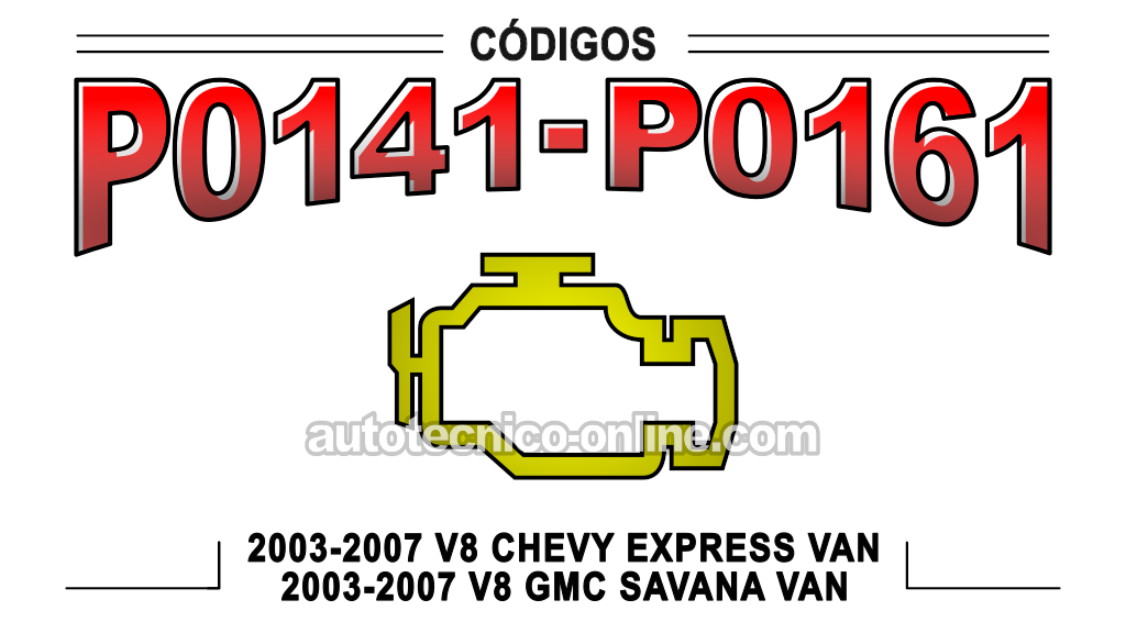 Cómo Diagnosticar Los Códigos P0141 y P0161 (2003, 2004, 2005, 2006, 2007 Chevrolet Express, GMC Savana)