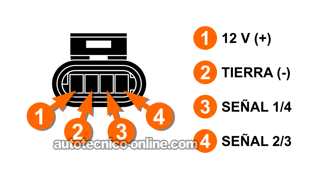 Verificando Que El Conjunto De Bobinas Reciba 12 Voltios. Cómo Probar Las Bobinas De Encendido (1998, 1999, 2000, 2001, 2002, 2003 2.2L Isuzu Rodeo, Amigo)