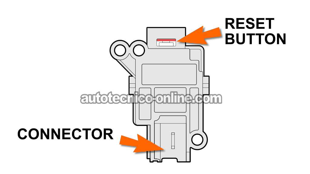 Checking The Fuel Pump Inertia Switch. How To Test The Fuel Pump (1991, 1992, 1993, 1994, 1995, 1996, 1997, 1998, 1999, 2000, 2001, 2002, 2003, 2004, 2005, 2006, 2007, 2008, 2009, 2010, 2011 1.9L Ford Escort And Mercury Tracer)