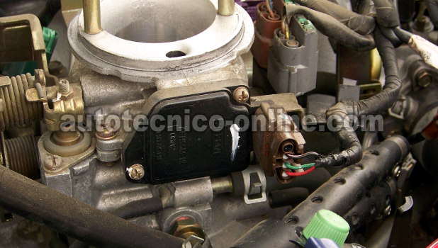 Parte 1 -Cómo Probar el Sensor MAF (2.4L Nissan Frontier ... 87 toyota pickup fuel pump wiring diagram 