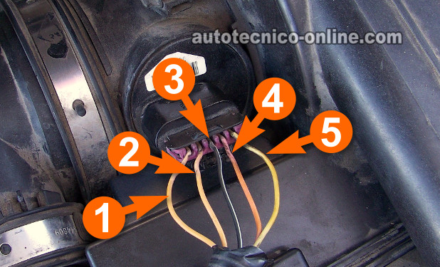 Parte 1 -Cómo Probar el Sensor MAF de Express y Savana Van ... for a 2001 nissan quest fuel pump wire harness 