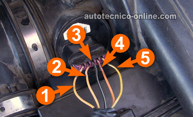 Parte 1 -Cómo Probar el Sensor MAF de Express y Savana Van ... 2000 kia sephia wiring schematic 