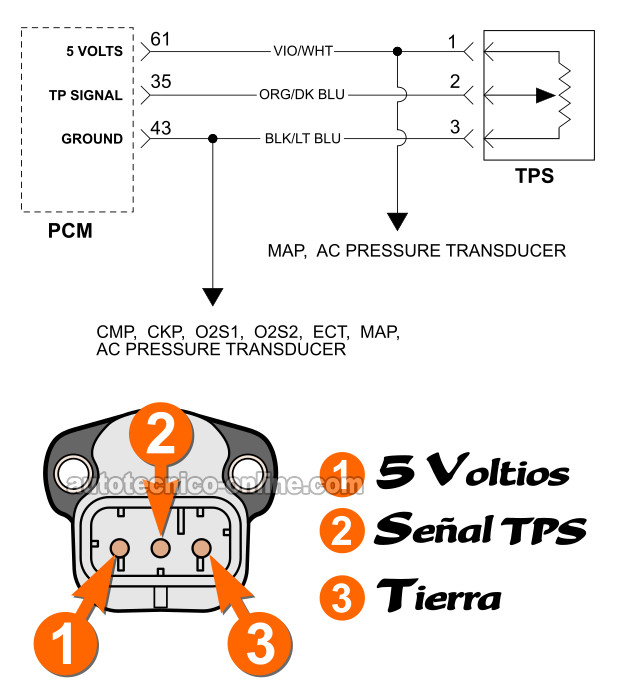 Cómo Probar El Sensor TPS (1996-1997 3.0L Chrysler)