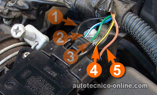 Cómo Probar El Sensor De La Temperatura De Aire De Admisión (IAT) (1.8L Toyota Corolla)