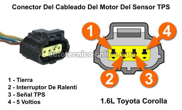 Cómo Probar El Sensor TPS (1.6L Toyota Corolla)