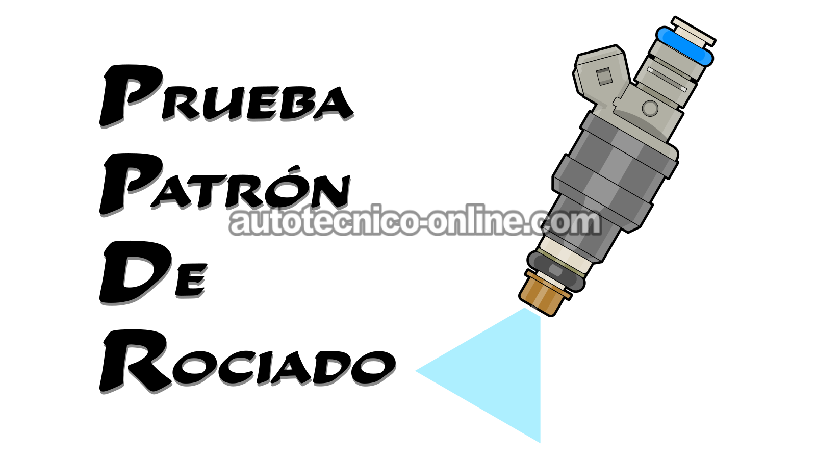 Prueba Del Patrón De Rociado Del Inyector (1990, 1991, 1992, 1993, 1994, 1995, 1996, 1997, 1998, 1999, 2000, 2001, 2002, 2003, 2004, 2005, 2006, 2007 3.0L V6 Ford Taurus, Mercury Sable)
