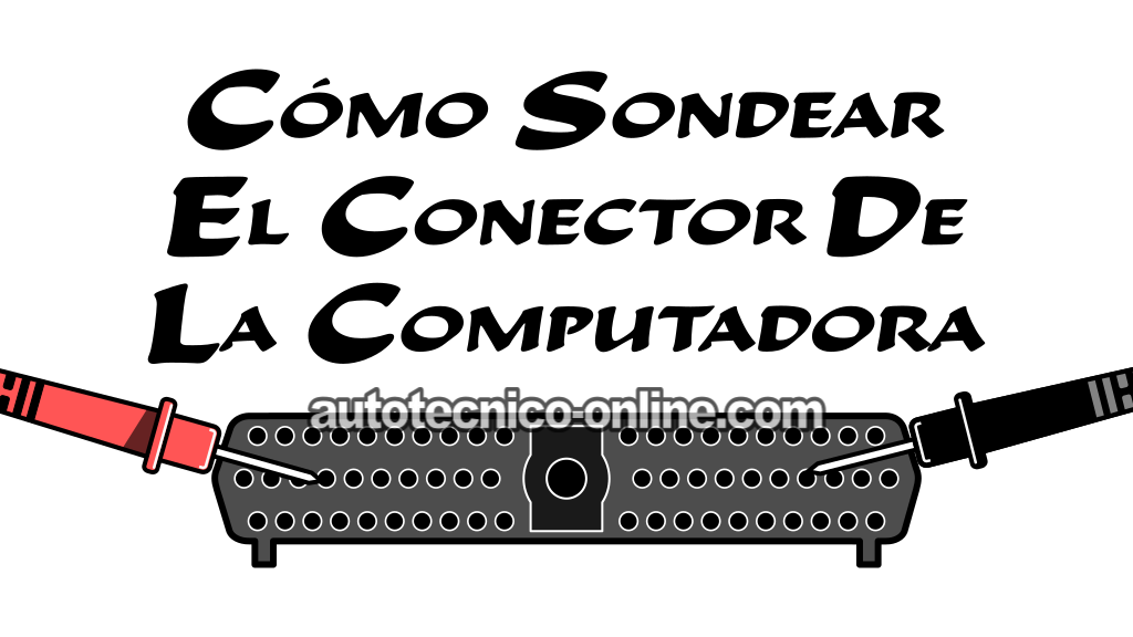 Cómo Sondear El Conector De La Computadora Sin Dañarlo (1990, 1991, 1992, 1993, 1994, 1995, 1996, 1997, 1998, 1999, 2000, 2001, 2002, 2003, 2004, 2005, 2006, 2007 3.0L V6 Ford Taurus, Mercury Sable)