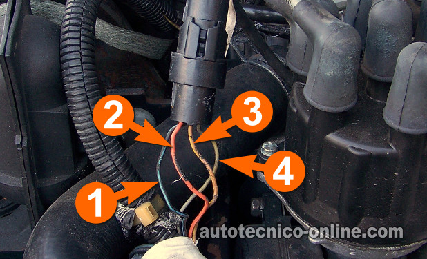 Parte 1 -Cómo Probar El Sistema De Encendido (3.0L ... 3 wire 12 volt alternator diagram 