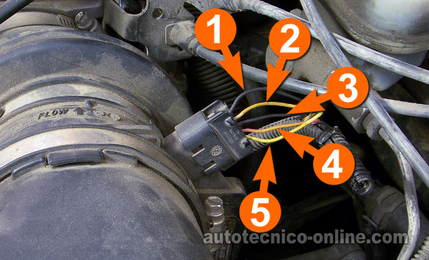 Verificando La Alimentación De 12 Voltios. Cómo Probar El Sensor MAF (GM 4.8L, 5.3L, 6.0L, 8.1L)