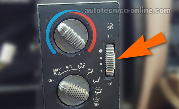 Cómo Probar El Interruptor Del Motor Del Soplador (1994-1997 Chevy S10, GMC Sonoma)