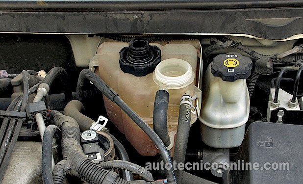 Liquido Refrigerante Sale Disparado Del Radiador Abierto Al Arrancar El Motor. Probando Los Empaques De La Cabeza En El 2004, 2005, 2006, Y 2007, 20087 3.5 V6 Chevrolet Malibu.